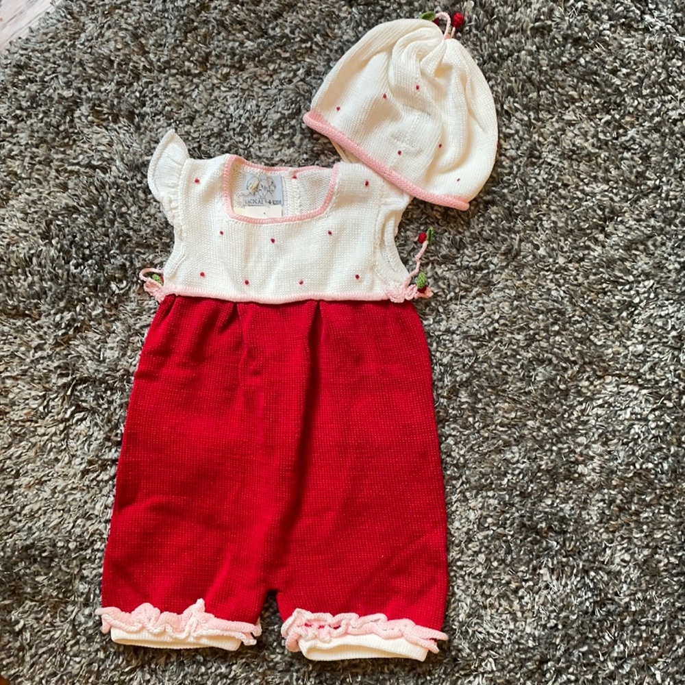 Zackali 4 Kids Knit Sweater Shortall